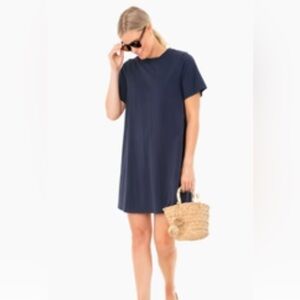 Pomander Place Classic Navy Shirt Dress
